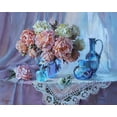 thumbnail image 2 of Rogozina, Svetlana 14x12 Black Ornate Wood Framed with Double Matting Museum Art Print Titled - Flowers and Glass, 2 of 4