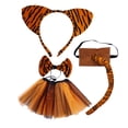 thumbnail image 3 of Disfraz De Tigre para Halloween Yinane Diadema con orejas Cosplay, 3 of 8
