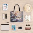 thumbnail image 6 of Canvas Tote Bag for Women Girls Design Print Cardinal in A Winter Wonderland Tote, 6 of 8