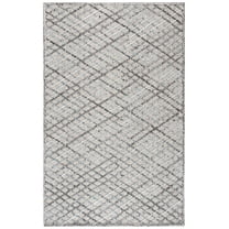 SAFAVIEH Trace Ilarion Geometric Area Rug, Blue/Black, 3' x 5'