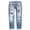 Blue, variant on Aayomet Tall Womens Clothes Womens Jeans Independence Day Print Ripped Pants,Blue XXL