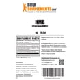 thumbnail image 4 of BulkSupplements HMB (Calcium HMB) Powder, 1g Per Serving - 1 Kilogram (2.2 lbs) - 1000 Servings, 4 of 6