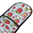 thumbnail image 2 of Dailycode Double Sided Oven Mitt with Loop Heat Resistant Kitchen Long Potholders 7" x 35" Cute Strawberries Face, 2 of 6
