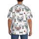thumbnail image 3 of Fotbe Cute French Bulldog Camisa Estampada de Manga Corta para Hombre, Casual de Verano, Estilo Playero, Sin Arrugas-3X-Large, 3 of 5