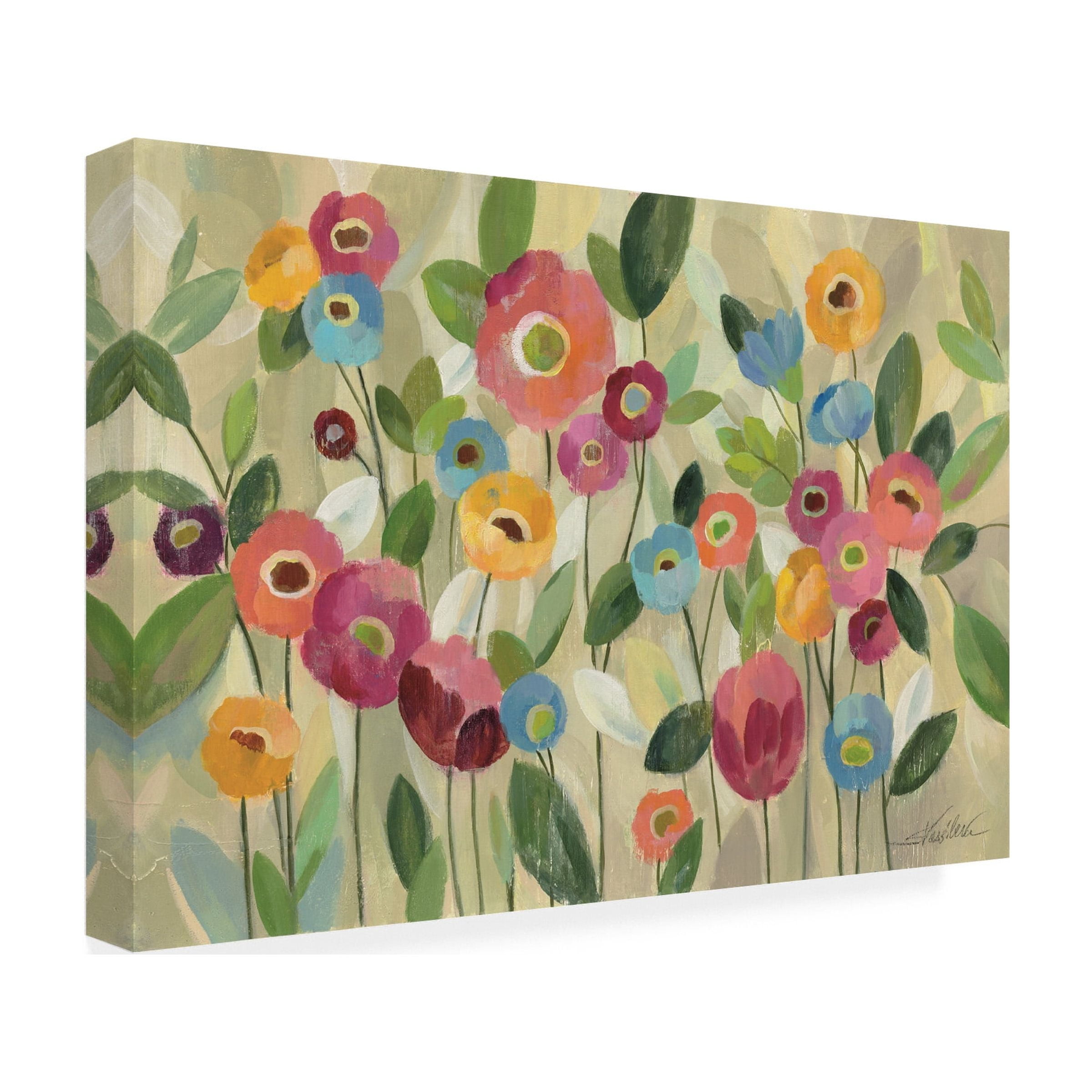 Trademark Fine Art 'Fairy Tale Flowers V' Canvas Art by Silvia Vassileva