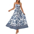 thumbnail image 3 of WIHOLL Maxi Dresses for Women 2026 Spaghetti Strap Flowy Boho Long Sundress with Pockets Spring Summer Beach Vacation, 3 of 11
