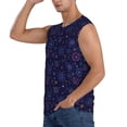 thumbnail image 3 of Haiem Men's Stars And Gradient Colorful Snowflakes Print Tank Tops Summer Sleeveless Cut Off Workout T-Shirts Fitness Vest Athletic Undershirts-XX-Large, 3 of 8