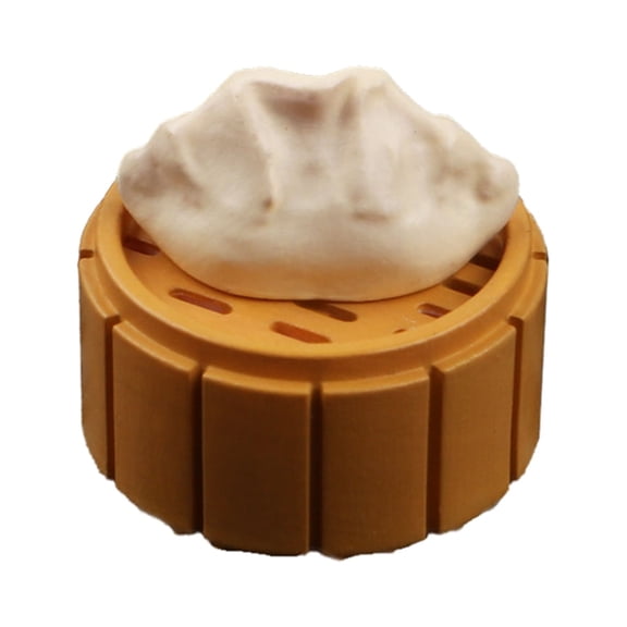 1 Piece Steamed Stuffed Bun Dumplings Key Magnetic Attraction Creative Food Keycap For MX Mechanical Keyboard