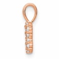 thumbnail image 2 of Finest Gold 14K Rose Gold Diamond Number 8 Pendant, 2 of 4