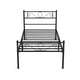 thumbnail image 1 of Cama Hierro para colchón de 90 x 190cm Cama Metálica Cama Individual Industrial Estructura Metal Negro, 1 of 5