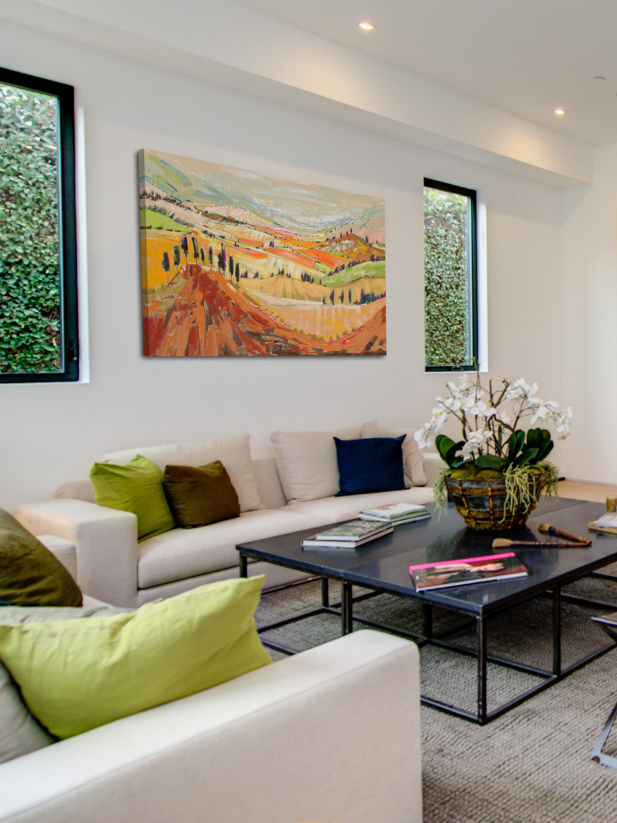 "Tuscany XI" Painting Print on Wrapped Canvas