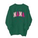 thumbnail image 4 of Sudadera Penkiiy Mama Mujer Oversize Glitter Patch Mama Crewneck Sudaderas Mama Print Manga Larga Moda Suelta Suéter M Verde, 4 of 7