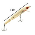 thumbnail image 4 of Bomber Jointed Wake Minnow Crankbait 5 3/8" Bone Flash 3/4 oz., 4 of 4