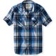 thumbnail image 1 of Aeropostale - Camisa con botones para hombre, diseño de bulldog a cuadros, color azul, grande, 1 of 1