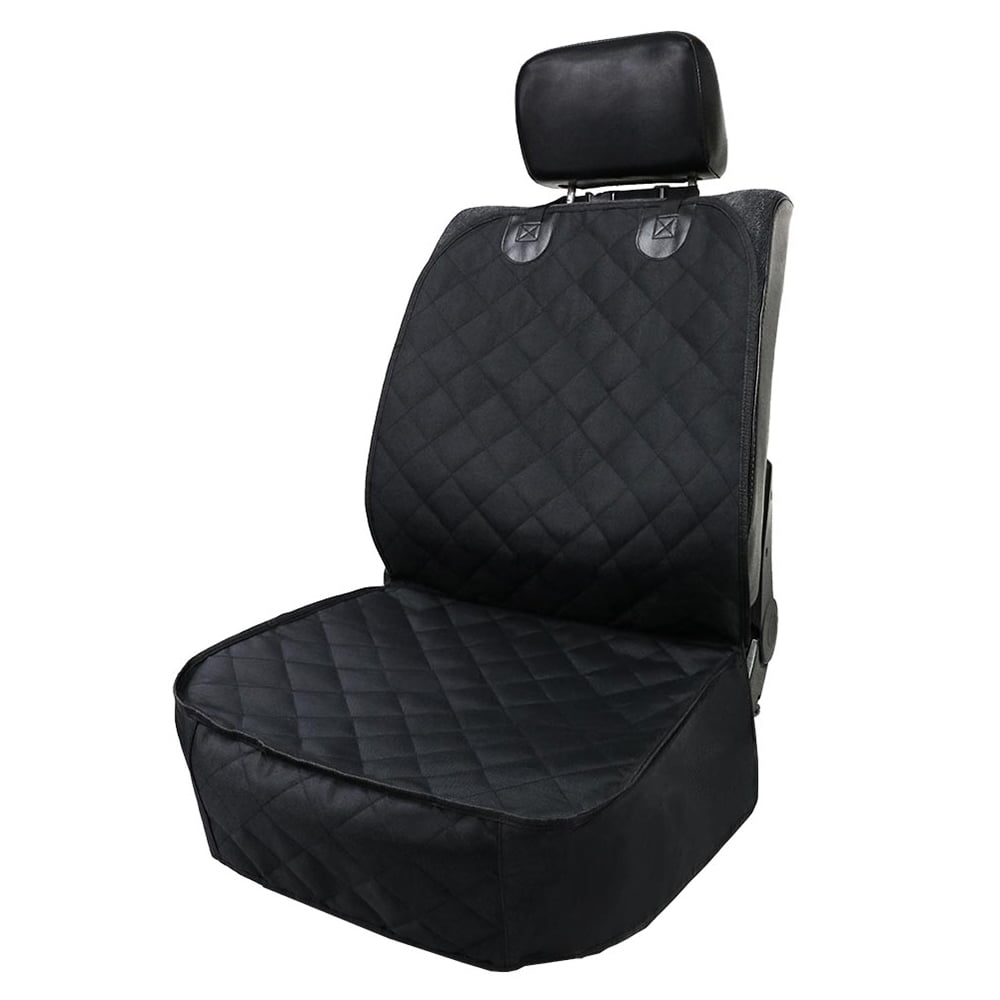 Quilted Pet Seat Cover for Bench Style Seat 57x46 Black wDiamond Pattern. 