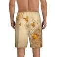 thumbnail image 2 of Balery Men's Cotton Knit Pajama Shorts Waistband & Pockets,Short Pajama Pants-XX-Large, 2 of 8
