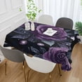 thumbnail image 2 of Yayeee Tablecloths 54" x 54" Rectangle Wrinkle Resistant Party Table Cover, Roses and Pearls, 2 of 8