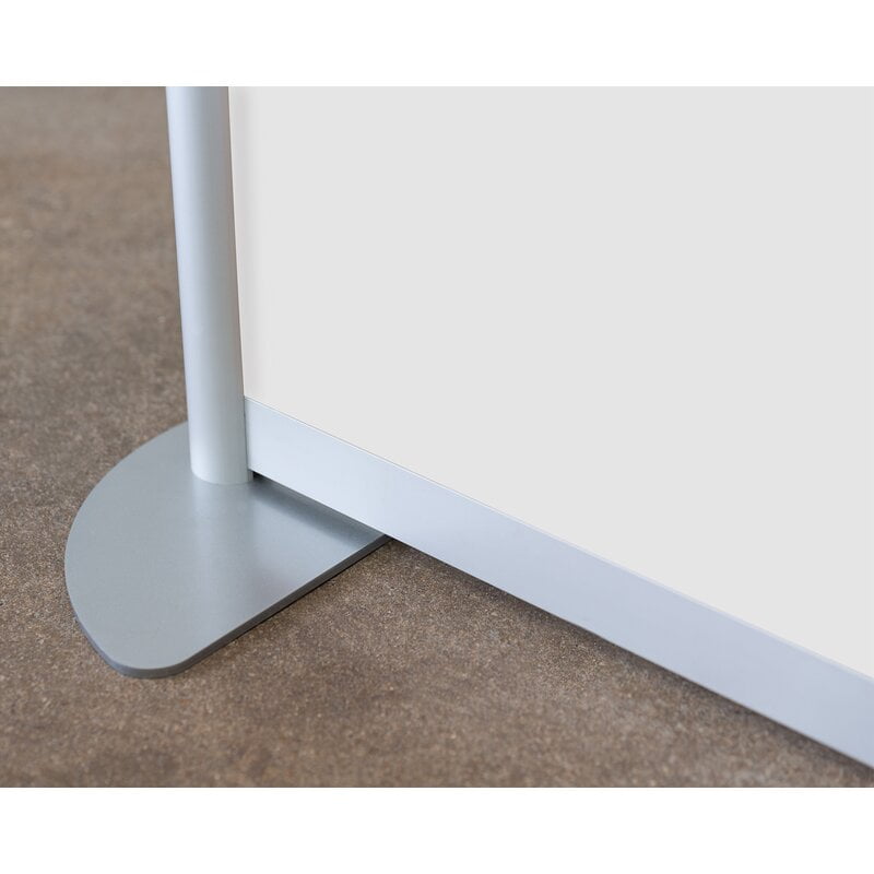 SpaceMakers 4 Ft Acoustic Room Divider – 52" Wide Sound-Dampening Privacy Panel with Aluminum Frame, 78" High
