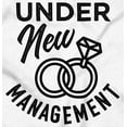 thumbnail image 2 of Under New Management Newlywed Bride Unisex Plus Fleece Graphic Sweatshirt Brisco Brands 4X, 2 of 5
