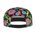 thumbnail image 2 of Hirioo Vector Mexican Otomi Style Bright for Baseball Cap Men Cap Flat Brim for Men Women Teens Adjustable Baseball Cap, 2 of 7