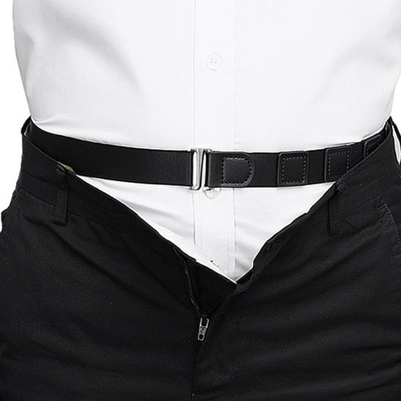 Niceauty 2Pcs Shirt Anti Crease Belts For Professionals Black Nylon Adjustable Design