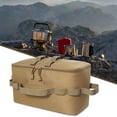 thumbnail image 3 of Camping Gas Tank Storage Bag Outdoor Ground Nail Cookware Holder (Khaki), 3 of 7