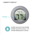 thumbnail image 2 of EcoNesxp 2 Pack Mini Hygrometer Thermometer Fahrenheit or Celsius Meter Digital LCD Display Indoor Room Round Humidity Thermometer for Humidor Home Greenhouse Baby Room Reptile Incubator Trendy and F, 2 of 5