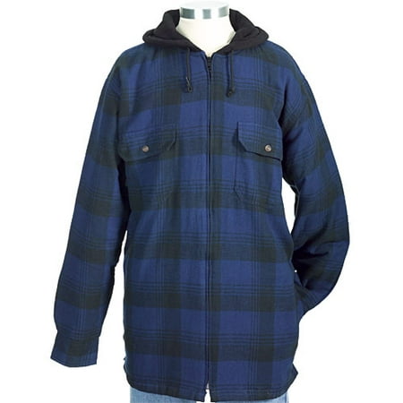 Faded Glory - Tall Men's Hooded Hunter's Lodge Flannel