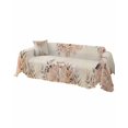 thumbnail image 2 of Abstract Flower Sofa Covers for 3 Cushion Couch,Washable Sectional & L Shape Couch Covers for Dog/Cat/Kid,Aesthetics Bohemia Exotic Botanical Plant Non Slip Sofa Slipcover Tassel Futon Cover 71x150, 2 of 8