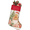 Multicolor 1, variant on Jiaoprinted Christmas Stocking, Tropical Beach Santa Palm Tree 18" Large Hanging Xmas Decorative Stocking for Fireplace Home Decor
