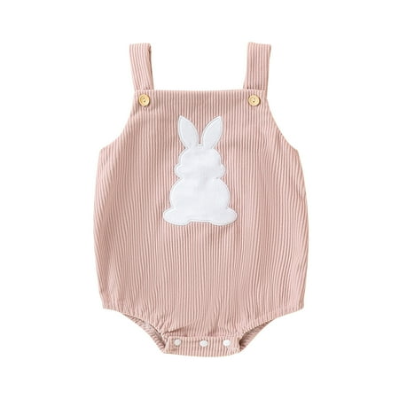 

My First Easter Baby Girl Boy Outfit Sleeveless Bodysuit Rabbit Bunny Corduroy Romper Jumpsuit Summer Clothes Long Sleeve Onesies Long Sleeve Onesies Girl Toddler Boy Fall Clothes