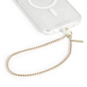 Case-Mate Cell Phone Charm Strap with Gold Chain - Detachable Phone Lanyard, Hands-Free Secure Wrist Grip