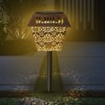 thumbnail image 1 of Luz solar para jardín Luz decorativa LED hueca de hierro forjado Luz enchufable Wmkox8yii HFSH7075, 1 of 1