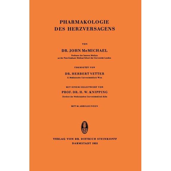 Pharmakologie Des Herzversagens, (Paperback)
