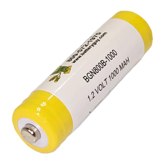 BatteryGuy 1.2V 1000mAh Nickel Cadmium (NiCad) replacement for Generic Battery AA600mAh replacement battery (rechargeable)