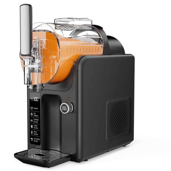Joreek Slushie Machine 85 fl oz,Slushy Margarita Machine 6-in-1 Frozen Drink & Ice Cream Maker, LED Touch , Rinse, No Ice Needed, Slushy Maker for Milkshakes, Smoothie, Frappes