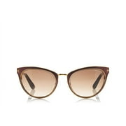 TOM FORD FT 0373 48F Sunglasses Brown Frame Gradient Brown Lenses 56mm