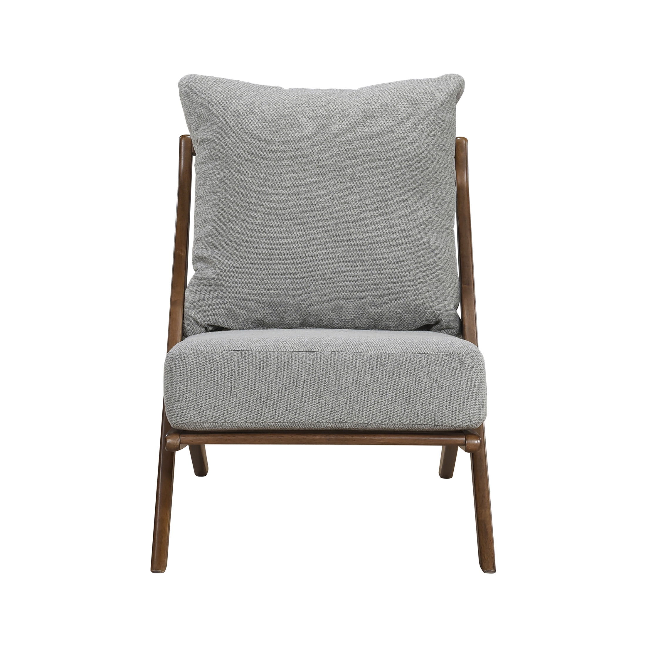 OakvillePark Ovela Textured Fabric Accent Chair, Gray