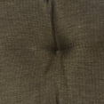 thumbnail image 3 of Klear Vu The Gripper Non-Slip Tufted Omega Universal Bench Cushion, 30" x 14 x 3", Chestnut, 3 of 4