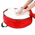 thumbnail image 4 of Unique Bargains 1 Pack Clothes Storage Bags Moving Bags Red 23.5*7in, 4 of 7