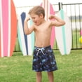 thumbnail image 4 of FORMRS Boys Swim Trunks Quick Dry Mesh Lining Beach Boardshorts, Sizes XS-XL, Watercolor Galaxy, 4 of 7