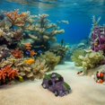 thumbnail image 1 of FOMIYES De Resina Para De Peces Con Carro Y Musgo Decorativo, 1 of 6