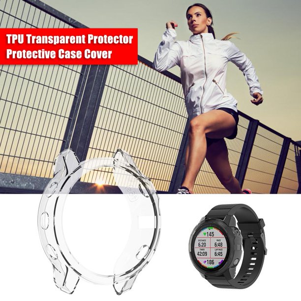 Funda protectora transparente de TPU para Garmin Fenix 6S (blanco)