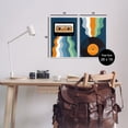 thumbnail image 4 of Stupell Industries Retro Music with Stripes Abstract Painting Unframed Art Print Wall Art, 13 x 19, Set of 2, 4 of 8