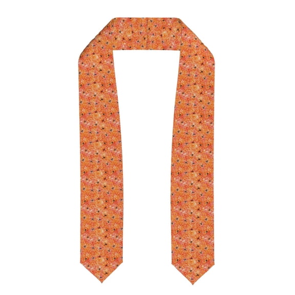 Logiee Spider Print Unisex Adult Graduation Stole Shawl 72" Long for Academic Commencements Shawl-Flattened