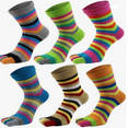 thumbnail image 2 of 6 Pairs Toe Socks for Women Comfy Cotton Crew Five Finger Ankle Socks for Running Athletic, Size 7-10, 2 of 7