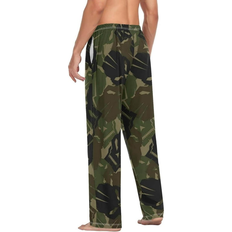 GZHJMY Vintage Skull Bones Camouflage Camo Pajama Pants For Men Men s Separate Bottoms Lounge Pants with Pockets Christmas New Year Gifts XX Large Christmas New Year Gifts XX Large Walmart