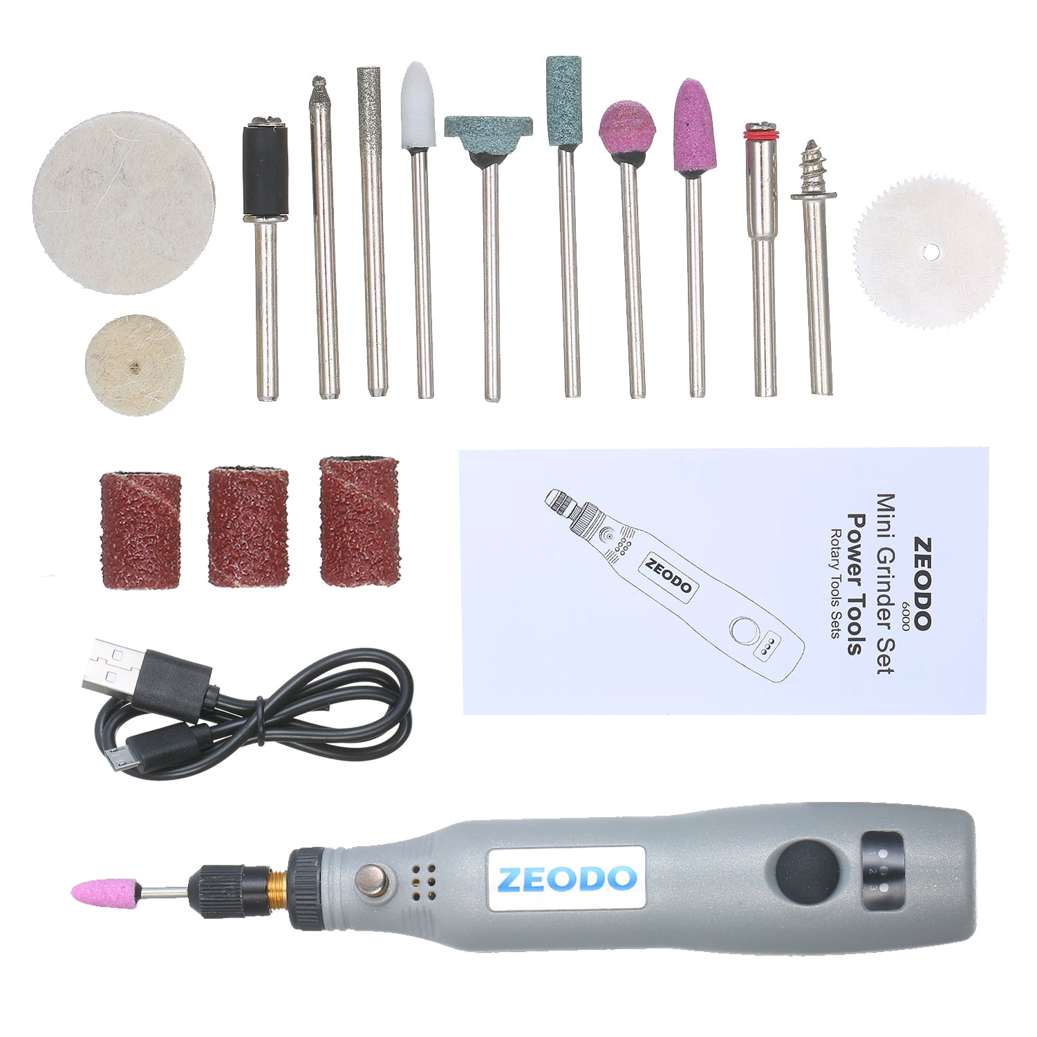 15pcs Brush Grinder Kit Electric Mini Hand Drill Set For Polishing Made Of Wire