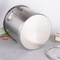 thumbnail image 3 of TOOL1SHOoo Stainless Steel Airtight Canister for Kitchen, Dry/Wet Food Rice Cereal Grain Canisters Container-Keep Flour, Sugar, Coffee, and Tea Fresh w/Handles+Lid (12L), 3 of 7
