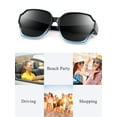 thumbnail image 6 of TINHAO Oversized Sunglasses Fit Over Glasses for Women, Polarized Square Fitover Sun Shades UV400 Protection, 6 of 6